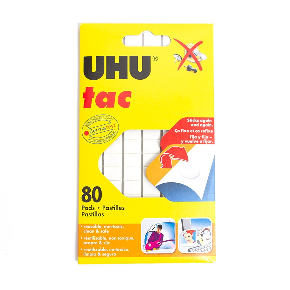 Uhu, Tac, Removable, Adhesive Putty, 2.1oz, Pack